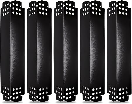 Criditpid Heat Plates Replacement Parts for Nexgrill 5 Burner 720-0888 720-0888N 720-0882A 720-0882S, 4 Burner 720-0830H Gas Grill, Burner Cover Flame Tamer Heat Shield for Home Depot Nexgrill Parts