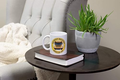 Miniatura 2 de Dicksons Student Delivery Specialist Number One Bus Driver Taza de café de cerámica de 11 onzas