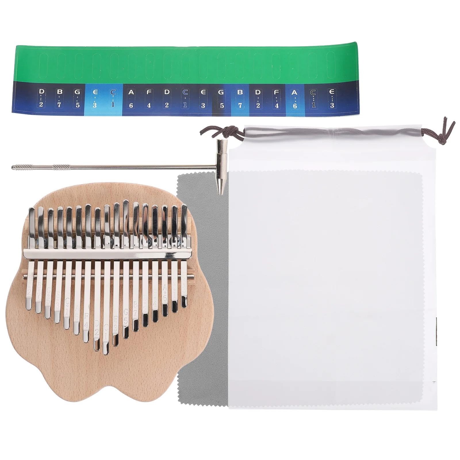 Kalimba Principiantes Un Instrumento Kalimba Portátil De 17 Teclas Adecuado Para Principiantes Adultos.