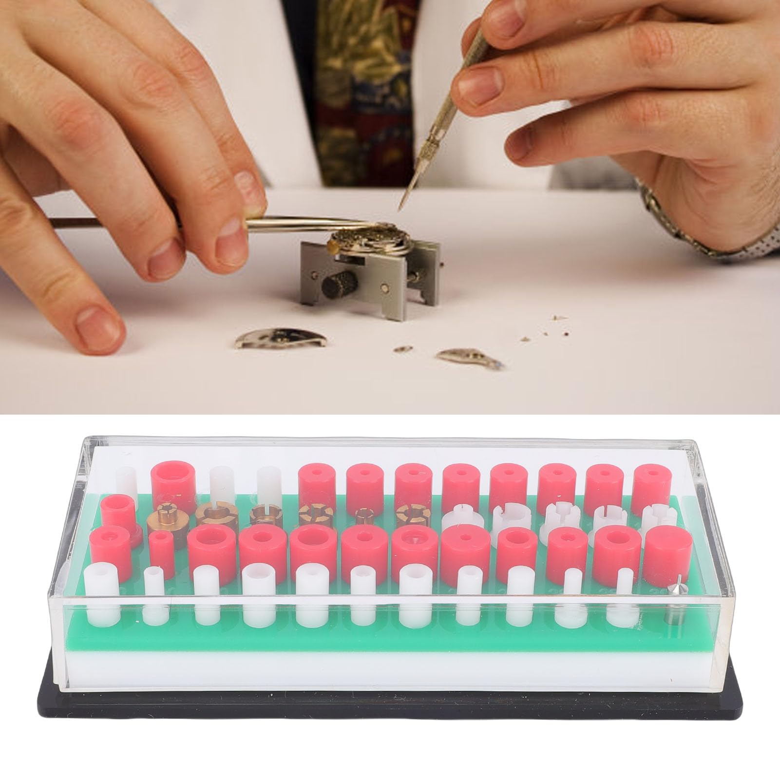 Sorandy Zegarek Automatyczne Narzędzie do Montażu łożysk, Zegarmistrz Automatyczne Narzędzie do Demontażu łożysk z Polerowanym Wykończeniem dla Warsztatów i Profesjonalistów