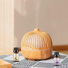 Sedbuwza Lavender Jasmine Essential Oil Set, Lavender Fragrance Oil Jasmine Scent Oil Set for Diffuser, Aromatherapy, Massage, Soap, Candle Making 2 x 10 ml