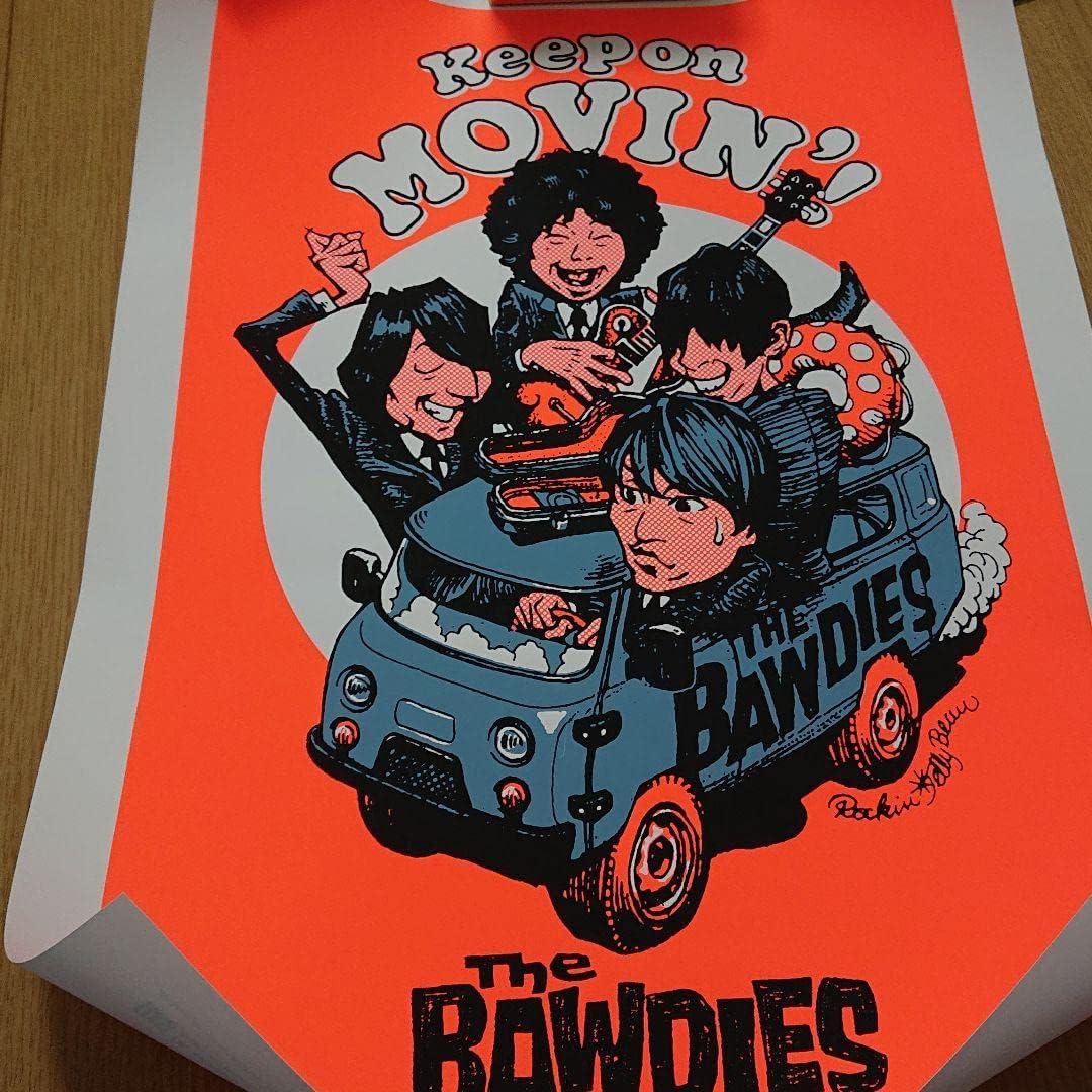 THE BAWDIES ロッキンジェリービーン ポスター レア THE BAWDIES