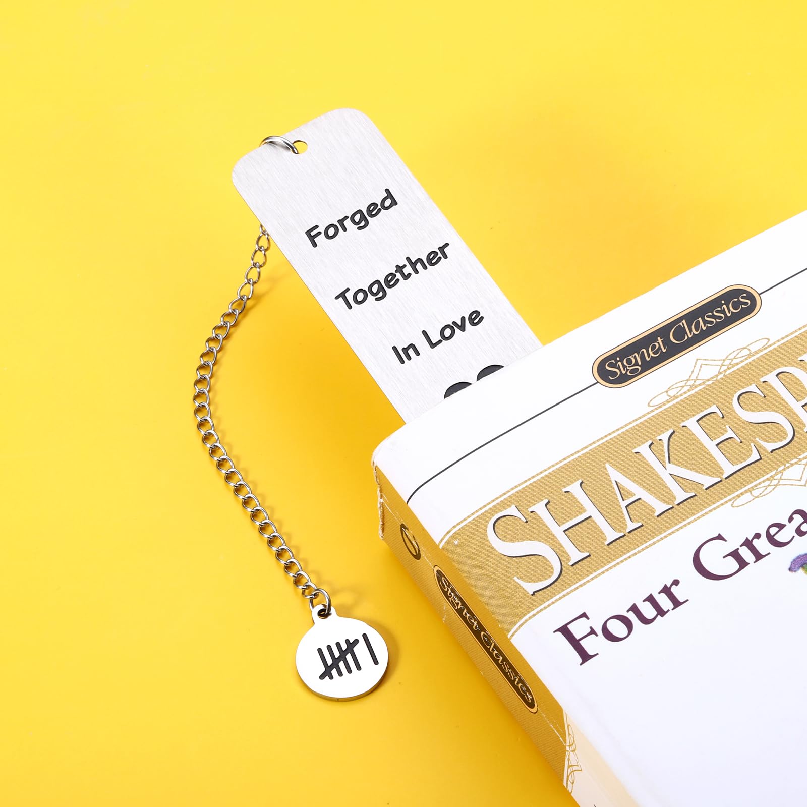 Amazon.com: 6 Year Anniversary Iron Gifts Bookmark for Women Men