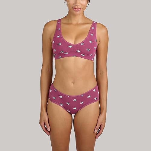 Miniatura 3 de MeUndies Hipster de algodón elástico para mujer - Bragas cómodas - Tela exclusiva de Tienda