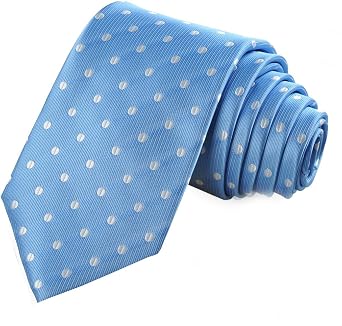 KissTies Mens Necktie Polka Dot Ties For Men Classic Dressing Tie + Gift Box