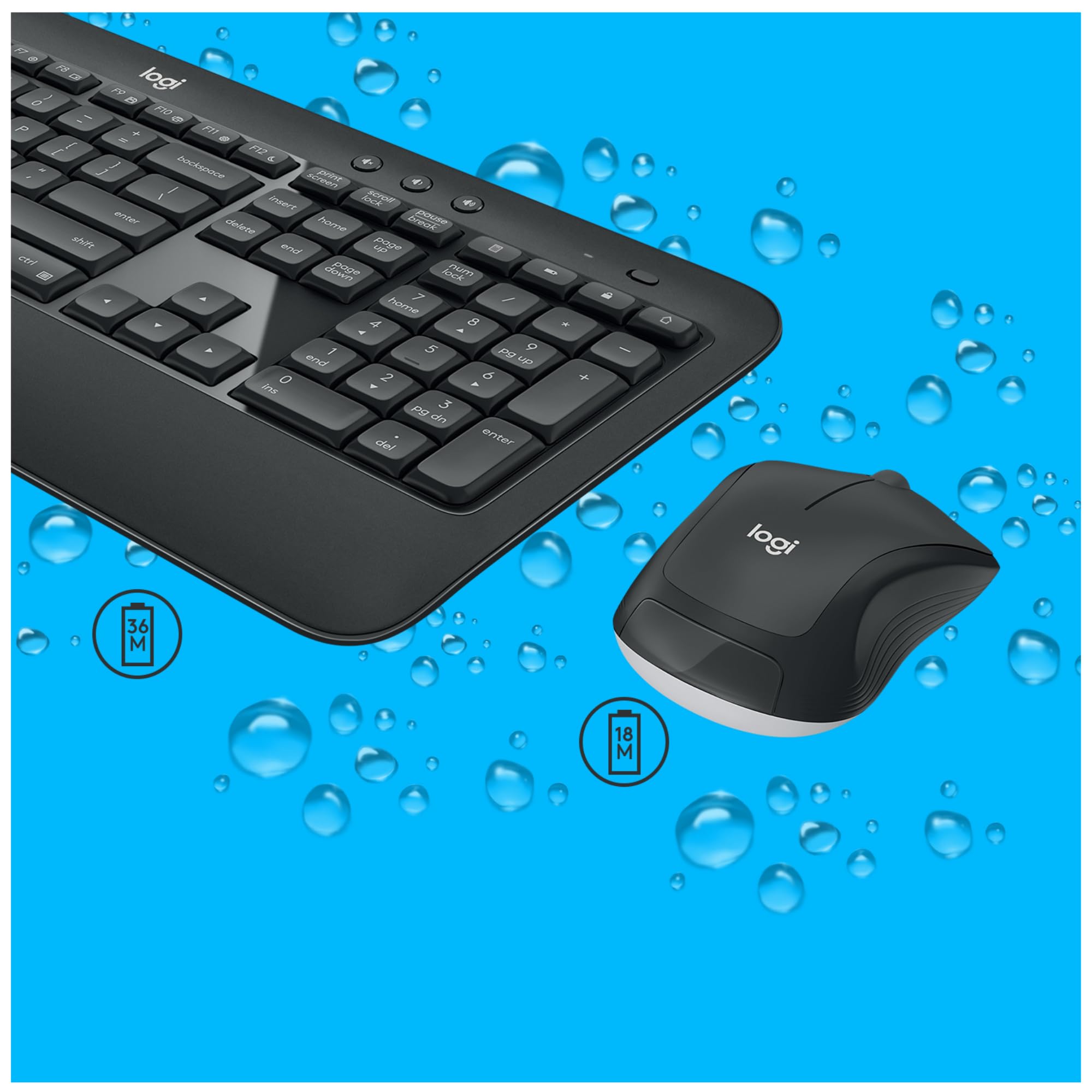 Logitech MK540 avancé clavier et souris sans fil COMBO - CH ‎QWERTZ