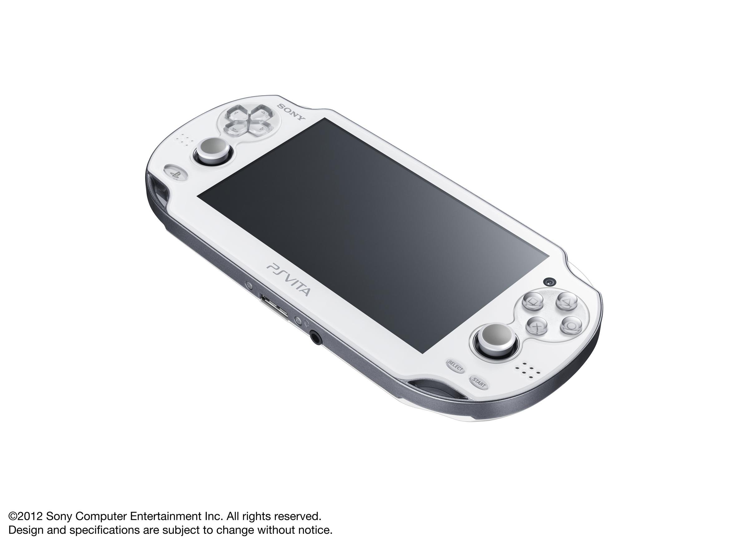 (Limited Edition) Playstation Vita (Playstation Vita) 3g/wi-fi Model  Crystal White (Pch-1100 Ab02)