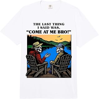 Skull Skeleton Funny Daily Life Meme Humor Men Women Adult Comfort Colors Adult Heavyweight T-Shirt