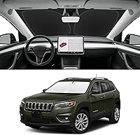 Vista 30 de Parasol de parabrisas de ajuste personalizado para Nissan Titan 2017-2024, bloquea los rayos UV y el calor, parasol de ventana delantera, fácil