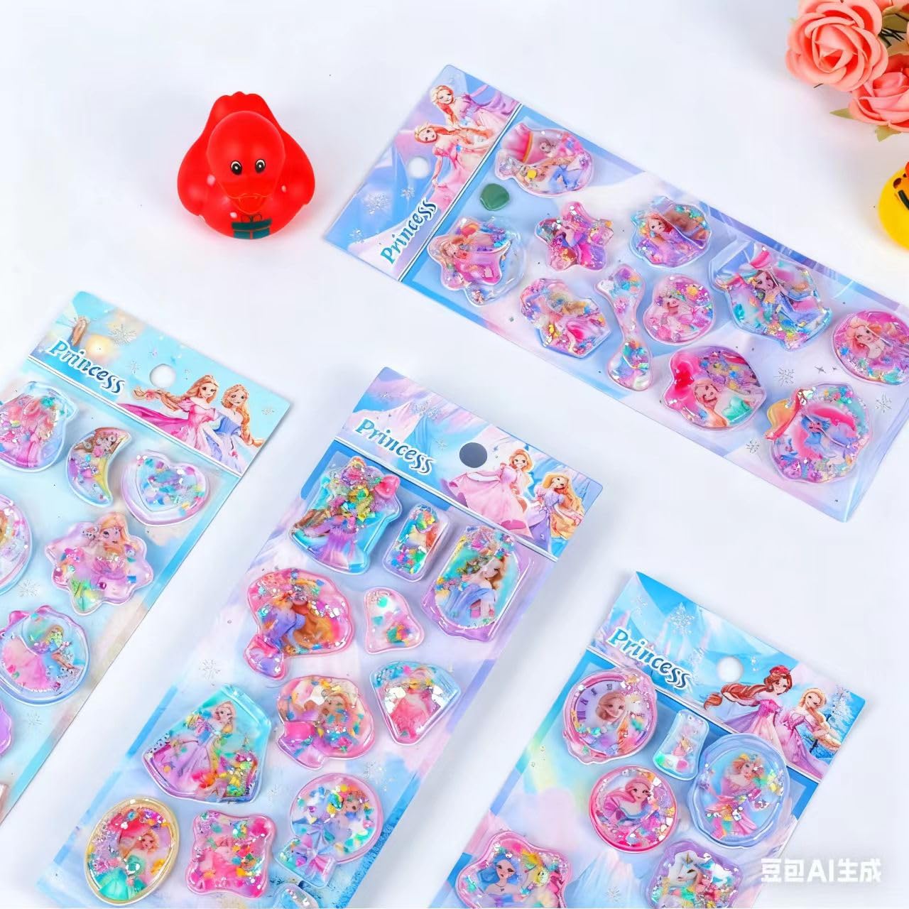 Amazon | loong 水入りシール ウォーター ぷっくり しずくちゃん
