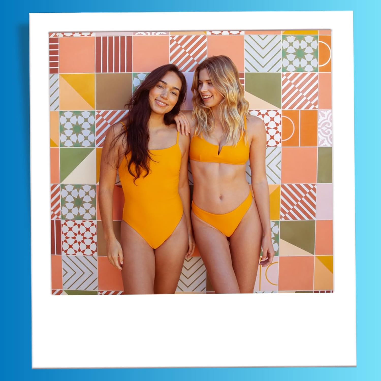 Sporti Women's Bikini Bottoms for Swimming, Surfing, Quick-Drying, Chlorine Proof, Printed Cheeky, Soft & Comfy Suit - Image 6