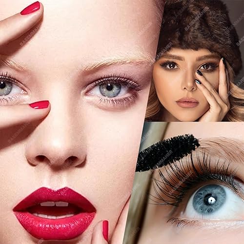 Miniatura 4 de BASEMMAHER Pestañas magnéticas reutilizables, aspecto natural 3D, pestañas postizas magnéticas duales, sin delineador de ojos, kit de extensión de