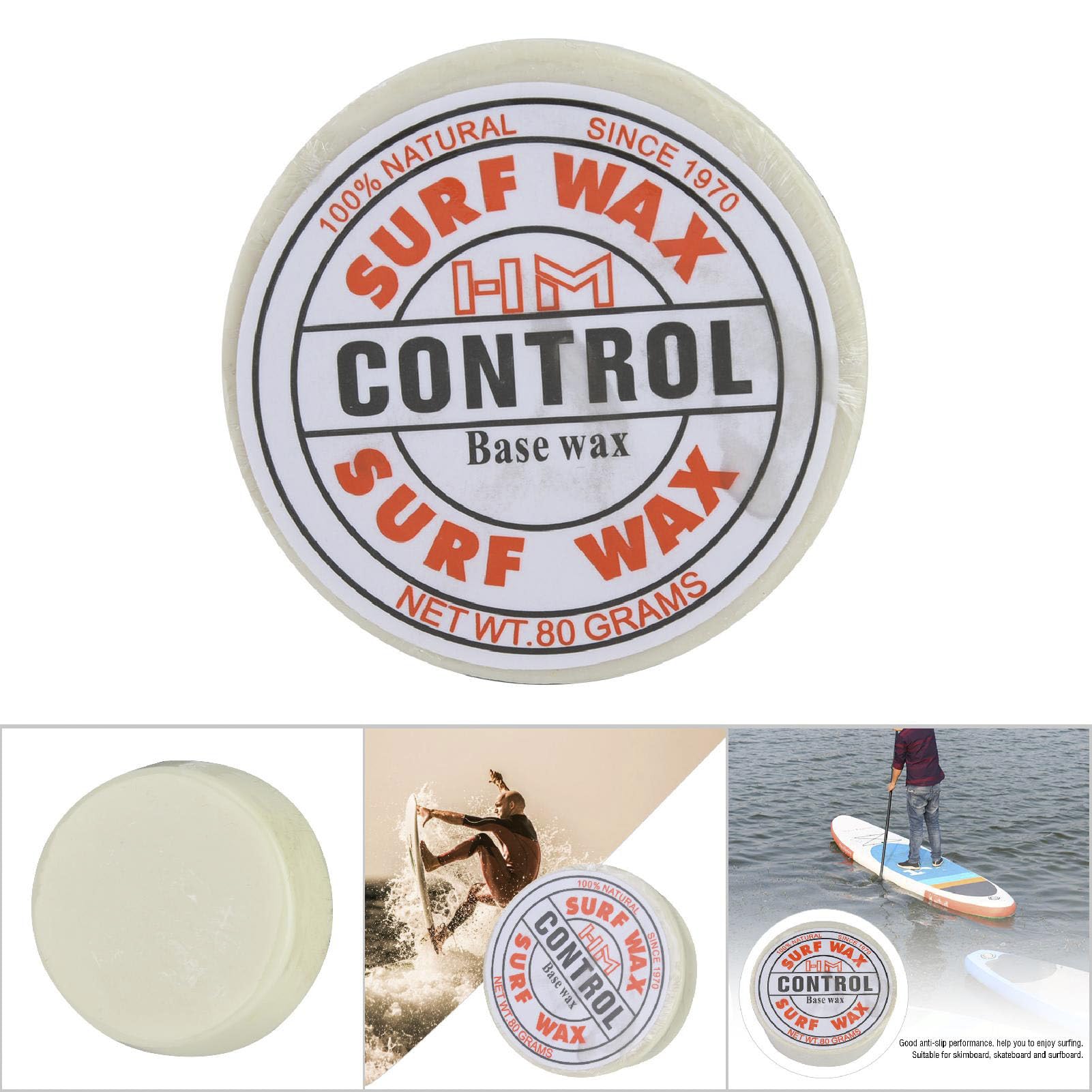 Surf Wax Base Antideslizante Tablero de Surf Ceras Patineta Accesorios Temperatura del Agua