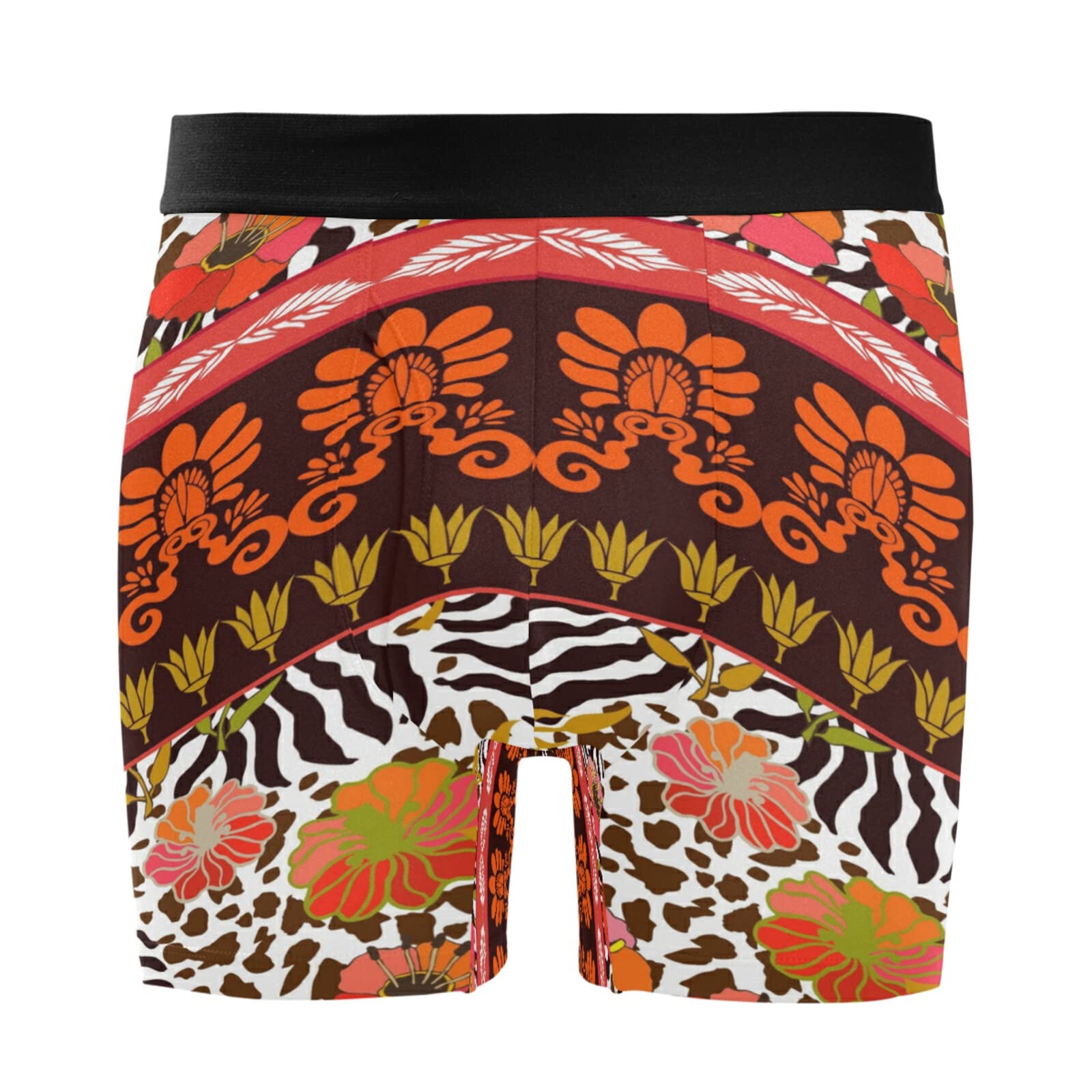 Bóxer para hombre cómodo para diario calzoncillos florales Vnurnrn pack de 2 ropa interior 7