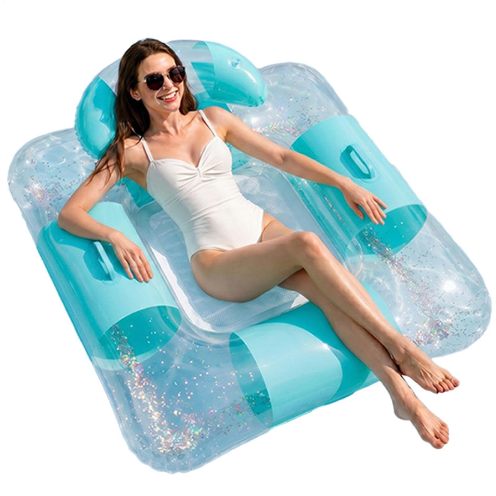Bouées De Piscine Flottantes pour Les Adultes Portable Taille PVC À | Chaise flottante selle de piscine Pour Plage Hôtels Parcs Jardins Rivières Fêtes Estivales En Plein