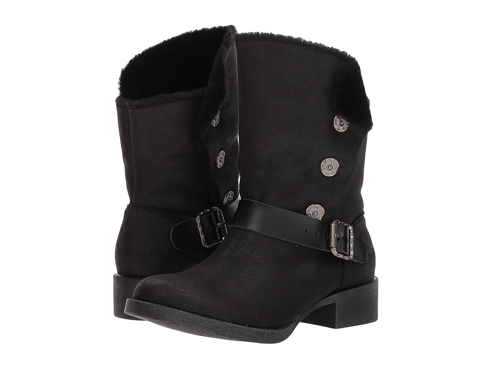 

Blowfish Katti SHR (Black Draped Micro/Laminated/Dyecut) Women's Boots