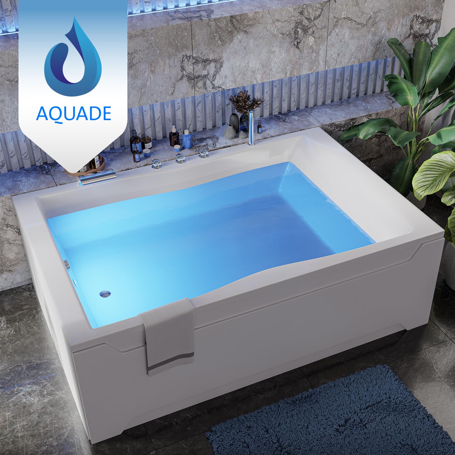 AQUADE Wanneneinlauf Armatur Modell: Badewannenarmatur Wasserfall | Badarmatur Badewanne, Wannenrandarmatur, Badarmatur, Wanneneinlauf, Wannenfüllarmatur