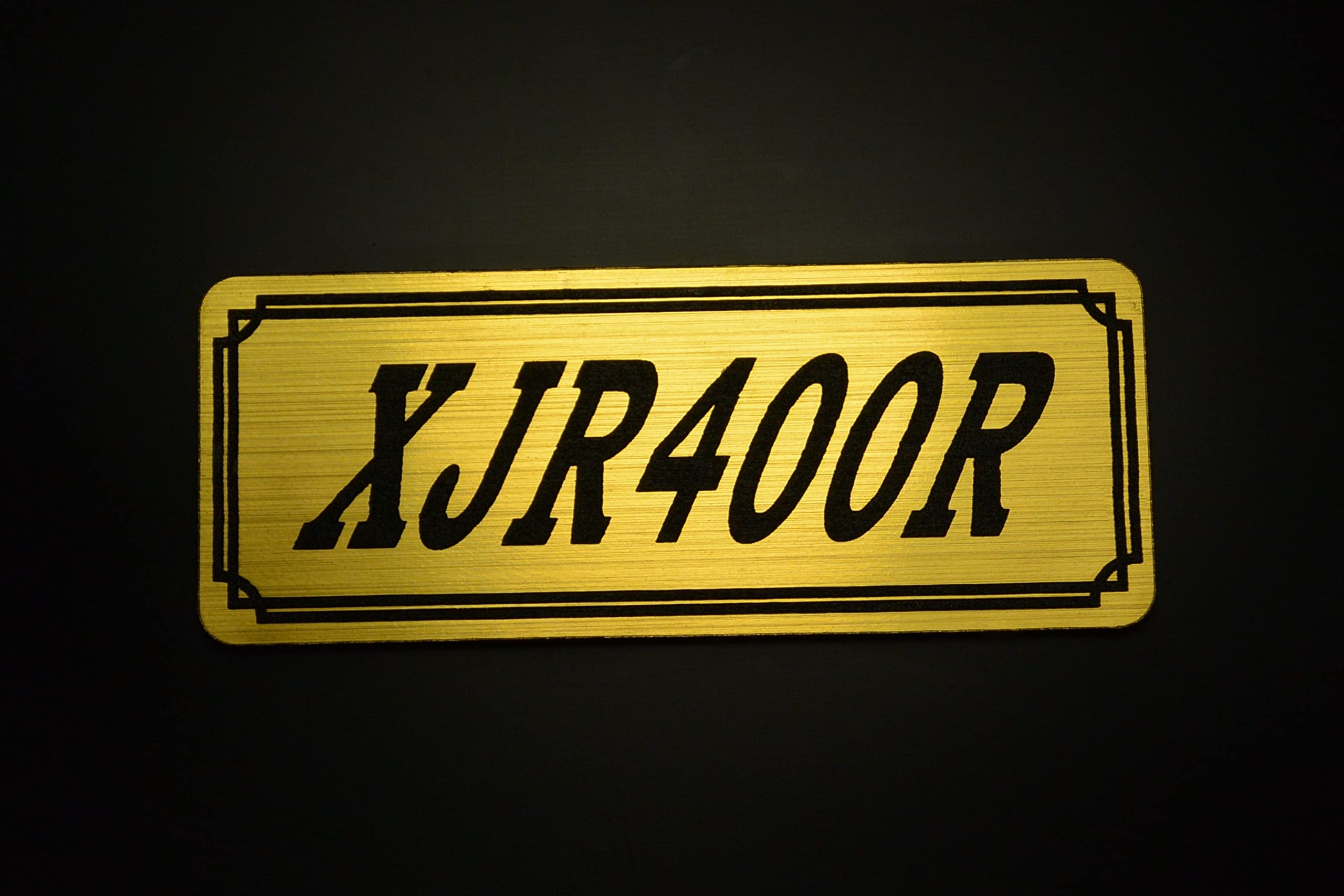 Amazon.co.jp: E-473-1 XJR400R 金/黒 オリジナル ステッカー タンク