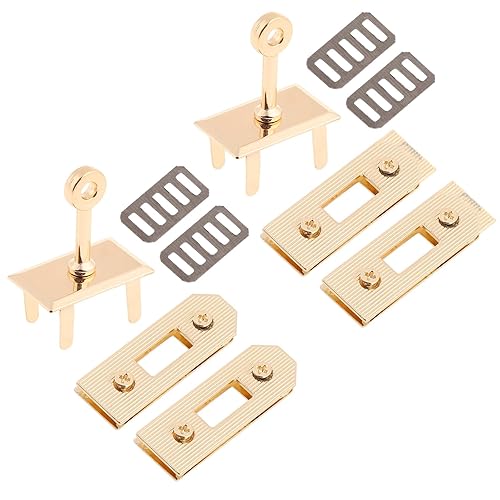 Metal Clasp Turn Locks Twist Lock Leather Crossbody Handbag Shoulder