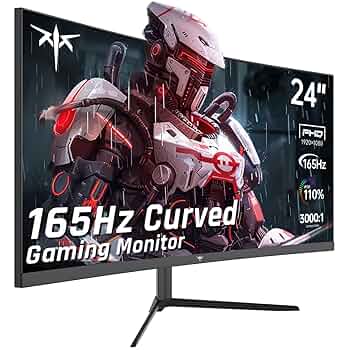 KEY TO COMBAT 24インチ FHD 180Hz H24S17 新品 Amazon.co.jp: KEY TO COMBAT 24インチ 湾曲ゲーミングモニター