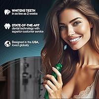 Vista 5 de Wagner Stern VibroWave Plus - Cepillo de dientes eléctrico sónico de oscilación y vibración con 4 cabezales de cepillo. IPX7 resistente al agua.