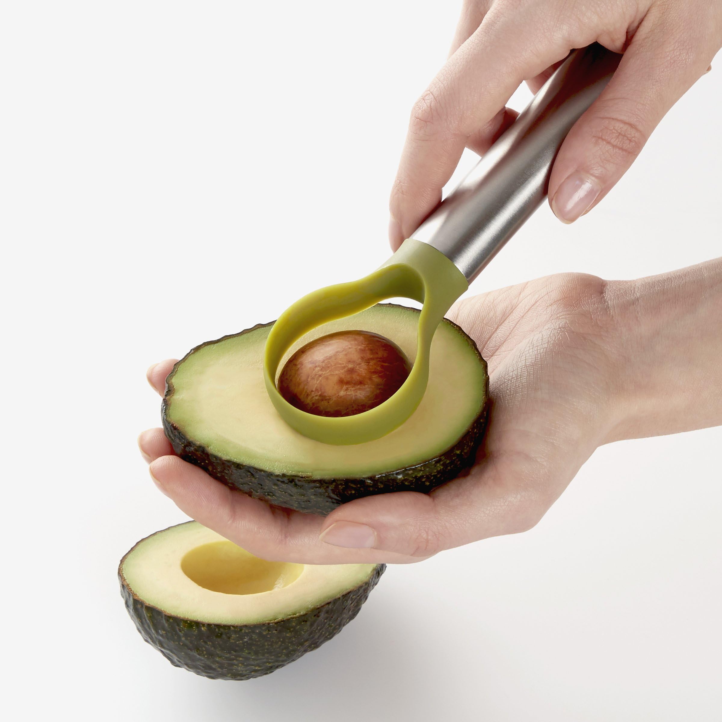 Amco 2-in-1 Avocado Pitter & Slicer - Efficient Kitchen Tool for Hassle-Free Avocado Prep, Precise Food Slicing, Safe & Easy to Use, Dishwasher-Safe Tool for Guacamole, Sandwiches, Salads - Image 3