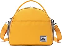 Vista 1 de NOL Natural Organic Lifestyle Bolsa de Almuerzo Aislada Bolsa Refrigeradora para Mujeres de Nylon Impermeable Ligera Caja de Almuerzo Organizadora