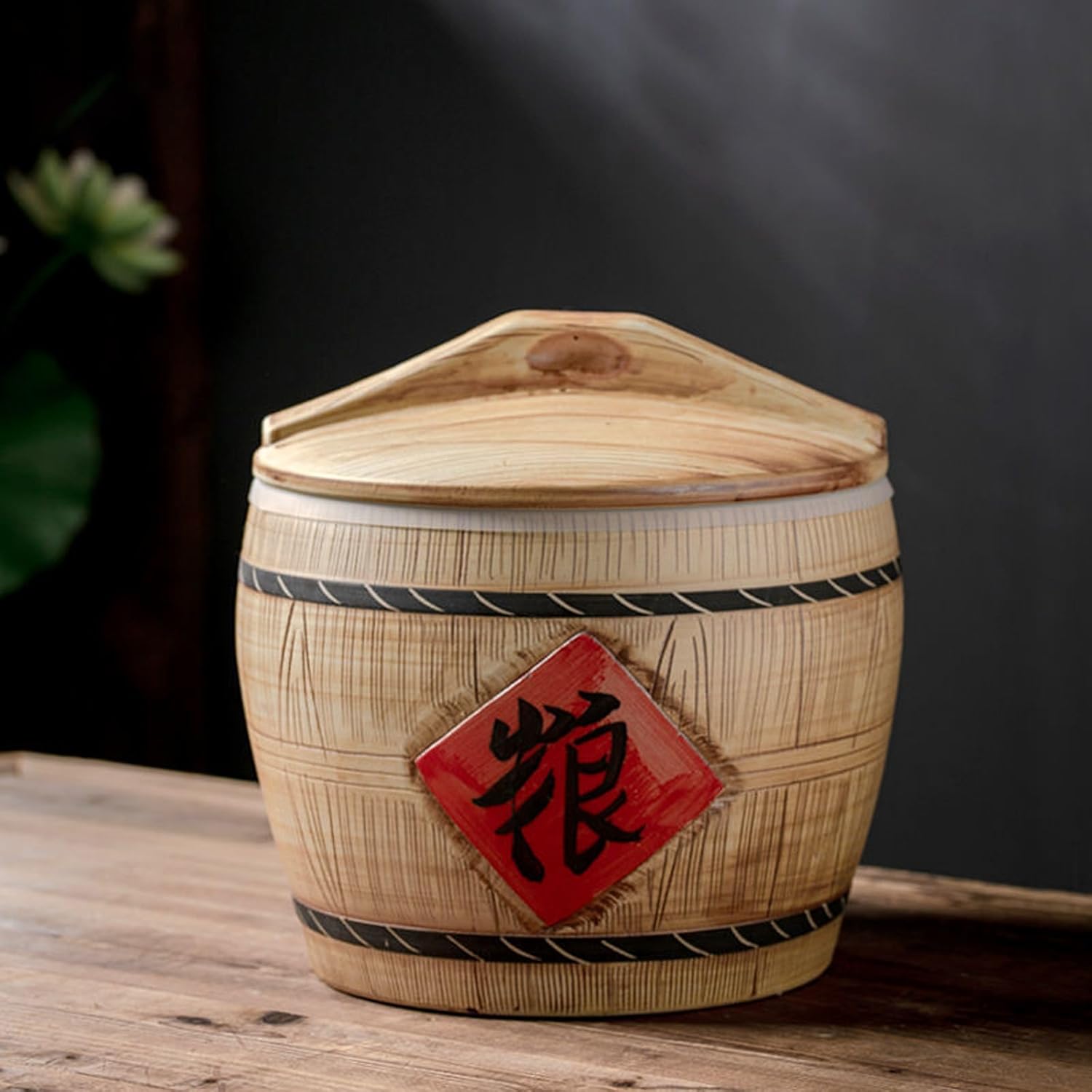 レトロポップ 富士制作所 花柄米びつ 説明書付き Amazon.co.jp: レトロ