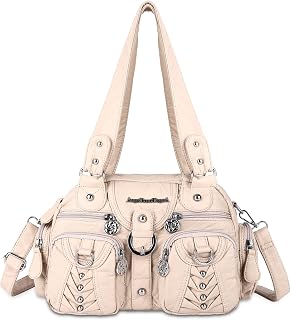 Small Purse Handbag for Women Crossbody and Shoulder Bags Multipocket Soft Hobo Purses Adjustable Strap