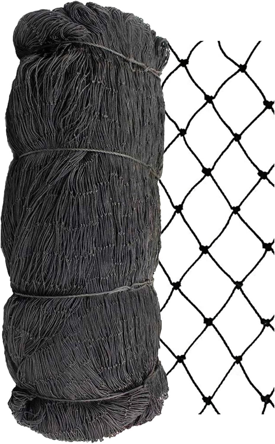 Stromberg’s 2” Mesh Heavy Duty Knotted Aviary Netting, UV Resistant Polyethylene Fiber for Game Birds, Pheasants & Poultry, 85 Lbs Break Strength Durable Against Weather and Predators, Size 25' x 50'