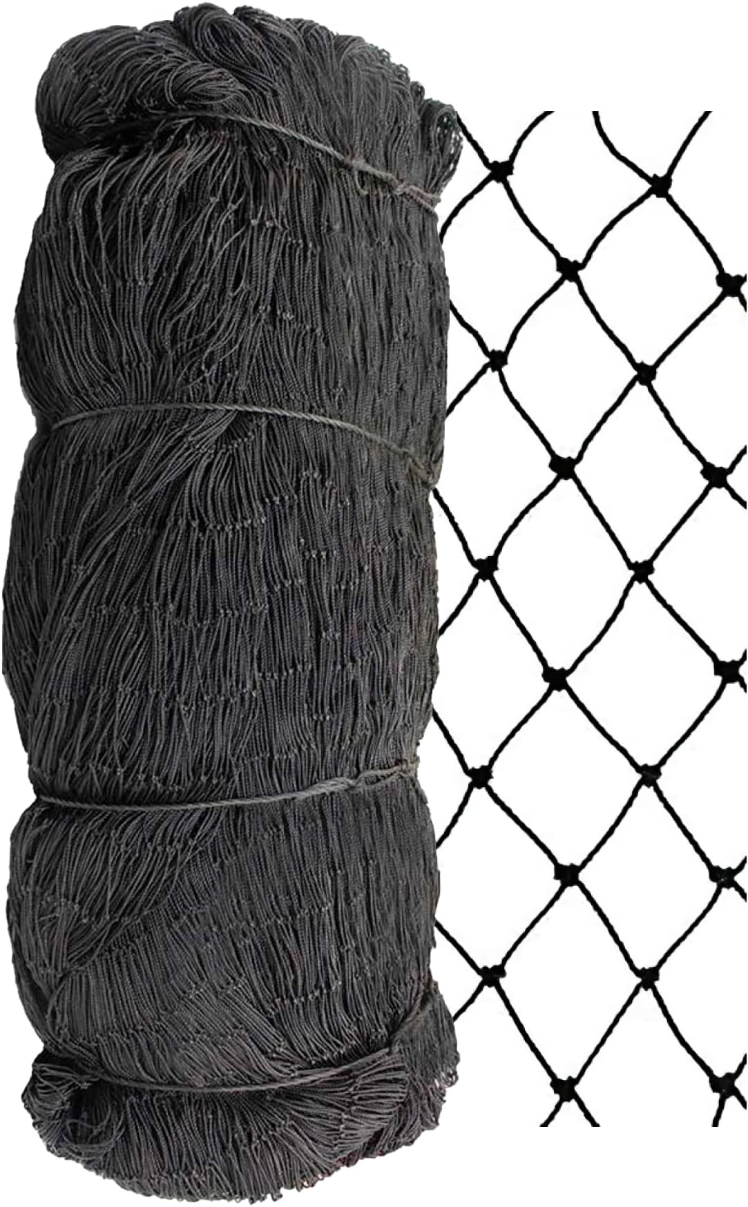 Strombergโs 2โ Mesh Heavy Duty Knotted Aviary Netting, UV Resistant Polyethylene Fiber for Game Birds, Pheasants & Poultry, 85 Lbs Break Strength Durable Against Weather and Predators, Size 25' x 50'