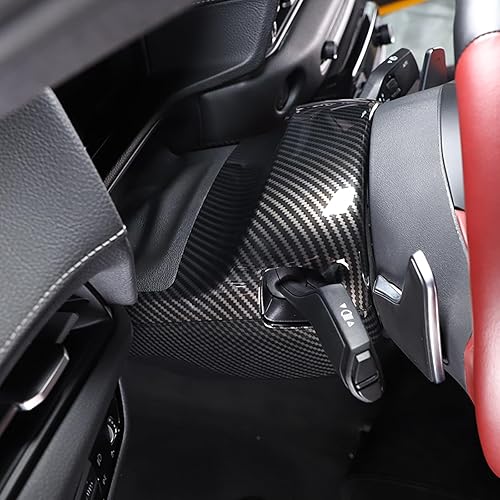 Miniatura 4 de Cubierta protectora para volante de automóvil ABS para Toyota Supra GR A90 A91 MK5 2019 2020 2021 2022 columna de dirección superior e inferior