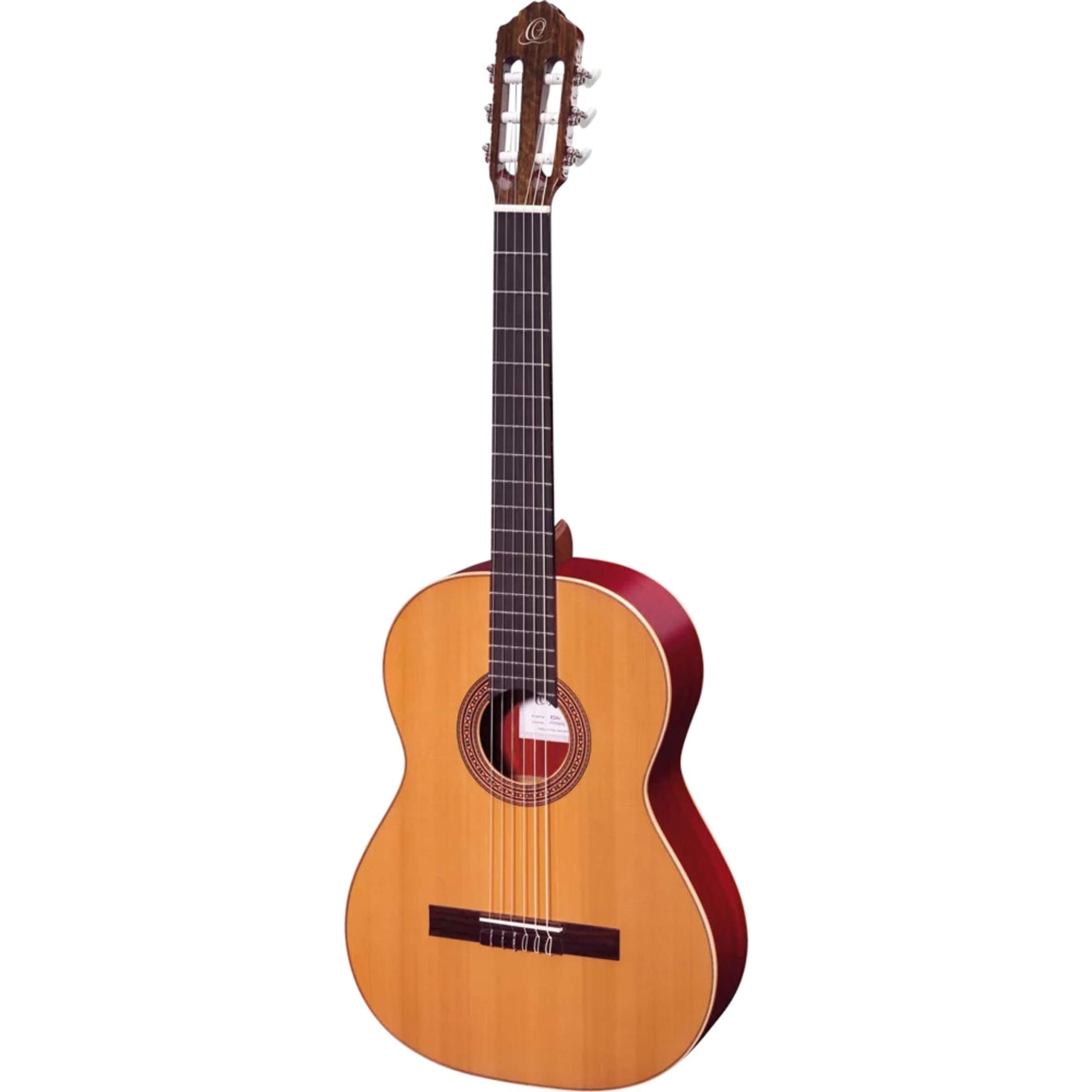 Ortega R200L Guitare de concert avec housse gaucher Palo Rojo