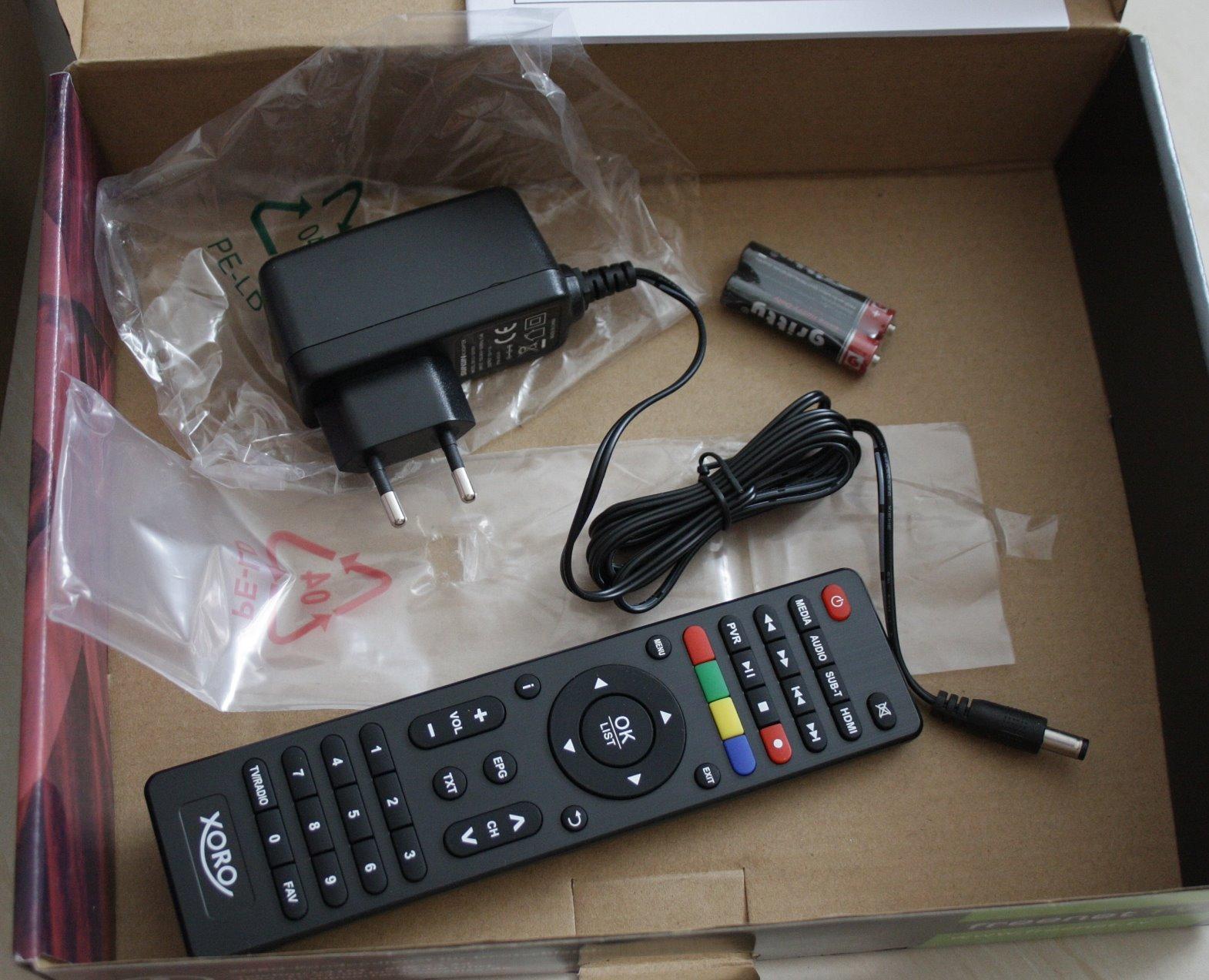 Xoro HRT 8730 Hybrid DVB-C/DVB-T/T2 Receiver (HDTV H.265, kartenloses