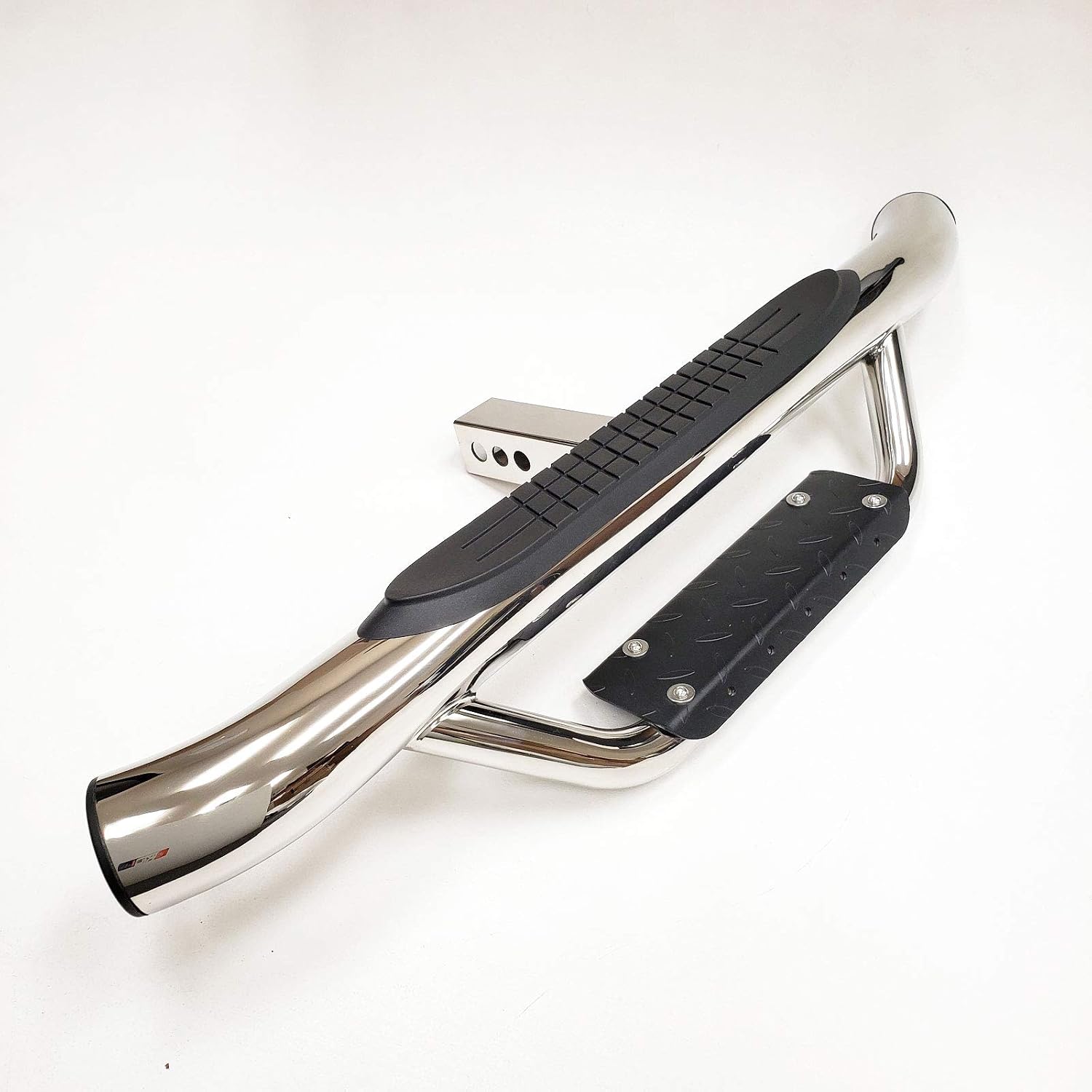 36" Lx6.5 H Towing Hitch Step Bar Drop Step 2" Receiver Chrome Universal Truck Trailer Rear Bumper Guard
