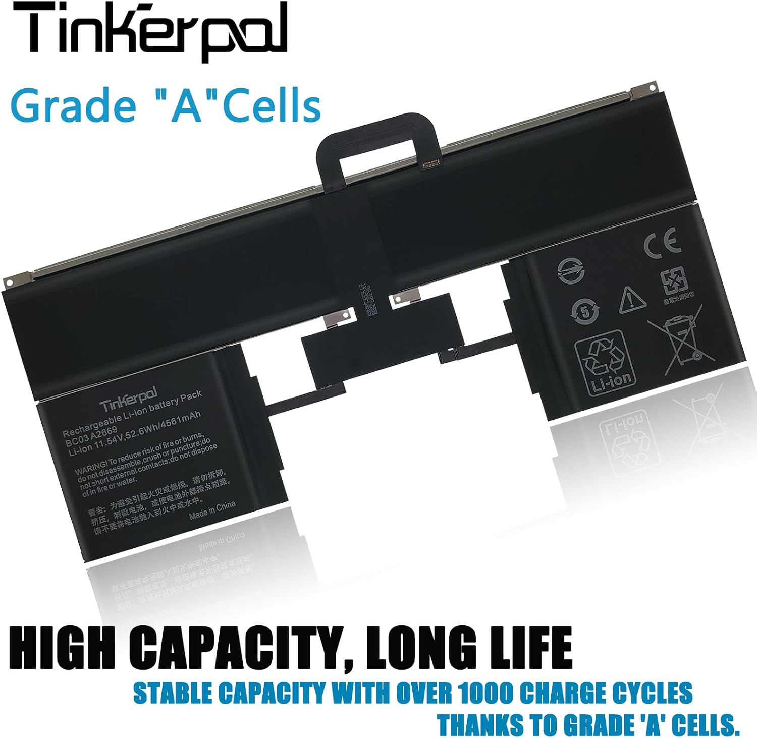 A2669 52.6WH Laptop Battery Compatible with MacBook Air 13 inch A2681 (M2 2022)