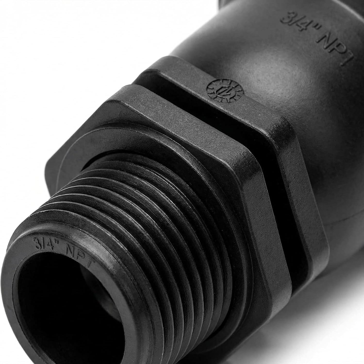 3/4 Inch Air Release Valve for Drip Irrigation, Male Thread, 4 Pack | Vacuum Relief Prevents Air Lock Reduces Water Hammer Durable PP Material Garden Farm Greenhouse Drip System Compatible