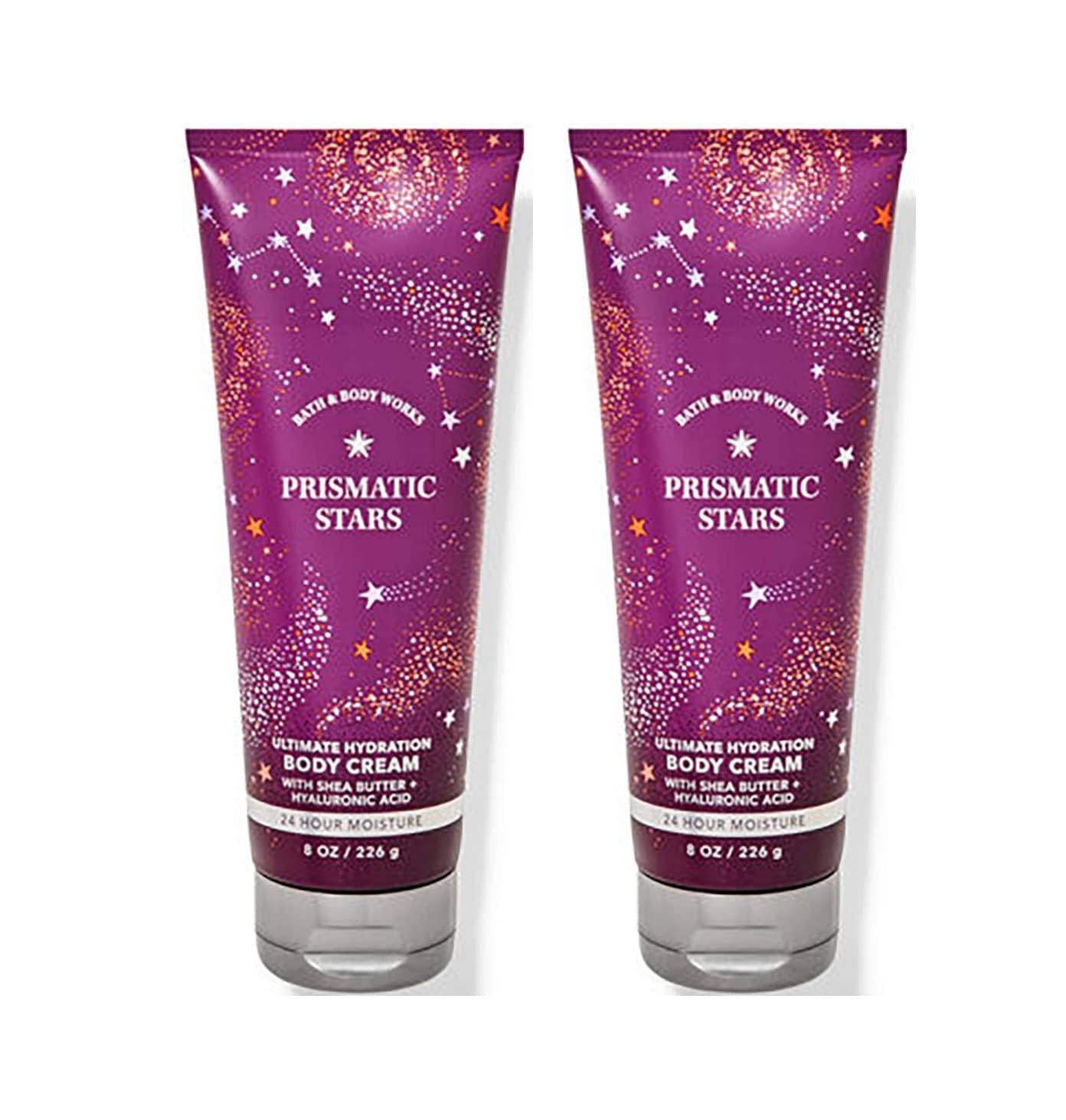 Prismatic Stars Ultimate Hydration Body Cream For Women 8 Fl Oz 2- Pack (Prismatic Stars)