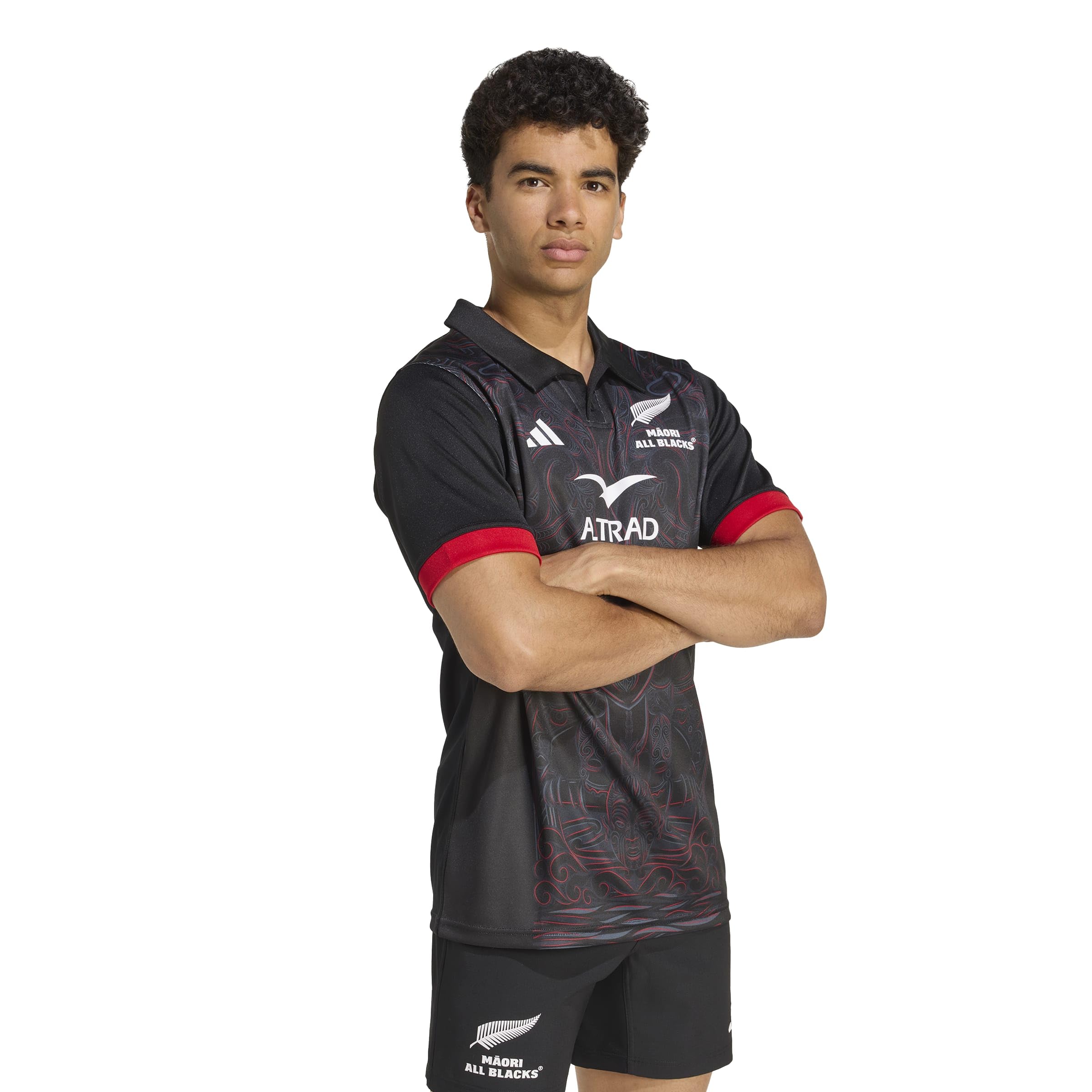 adidas Herren Maori All Blacks Home Men Kurzärmelig (1er Pack)