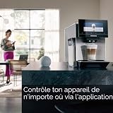 Siemens machine à café automatique EQ900 TQ905D03, écran tactile, mode barista, réduction du bruit, 10 profils, broyeur premium, nettoyage la vapeur, 1 500 W, inox - 4
