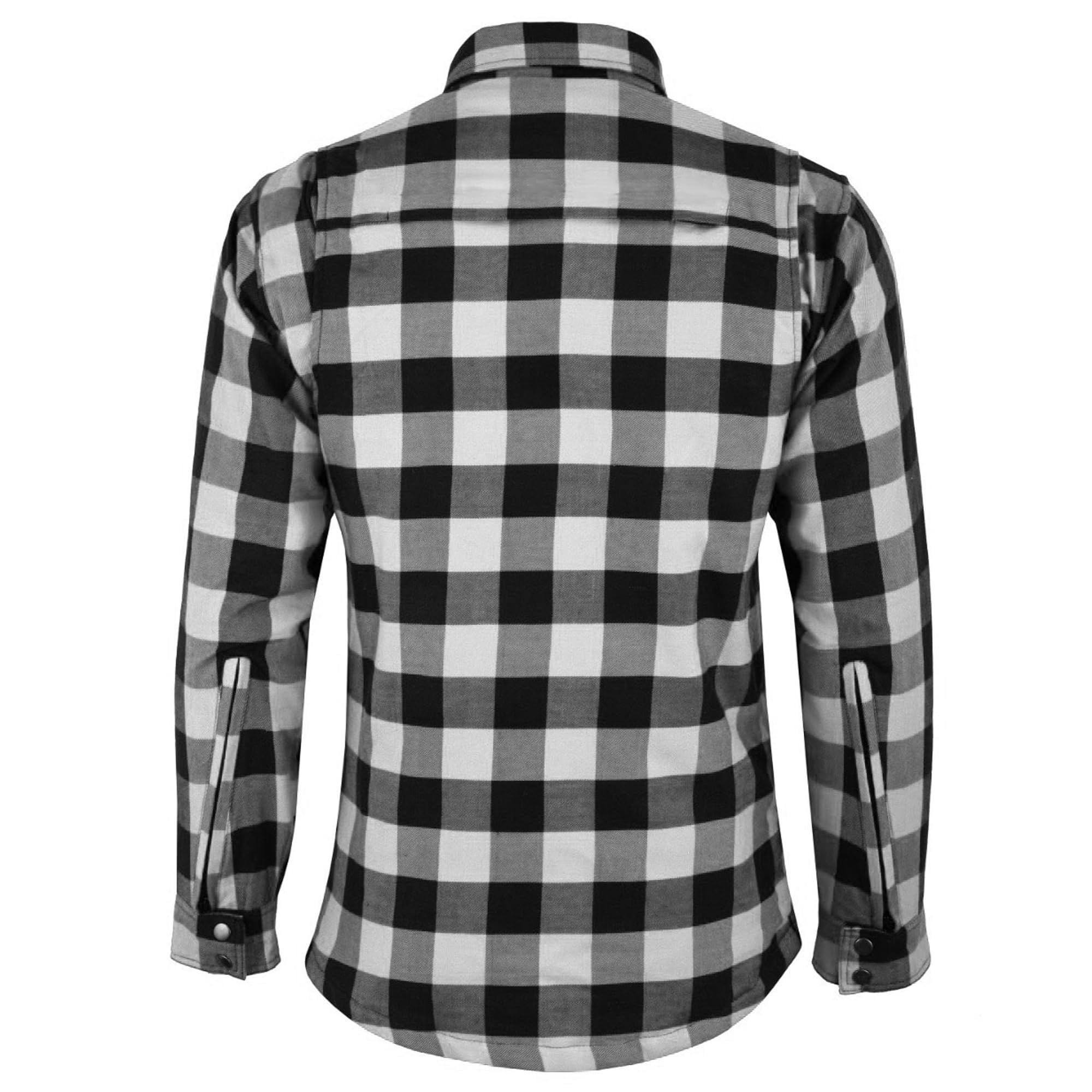 Camisa de Moto para Hombre confeccionada con Forro de Fibra de aramida Chaqueta de Moto Reforzada y blindada Protecciones extraíbles
