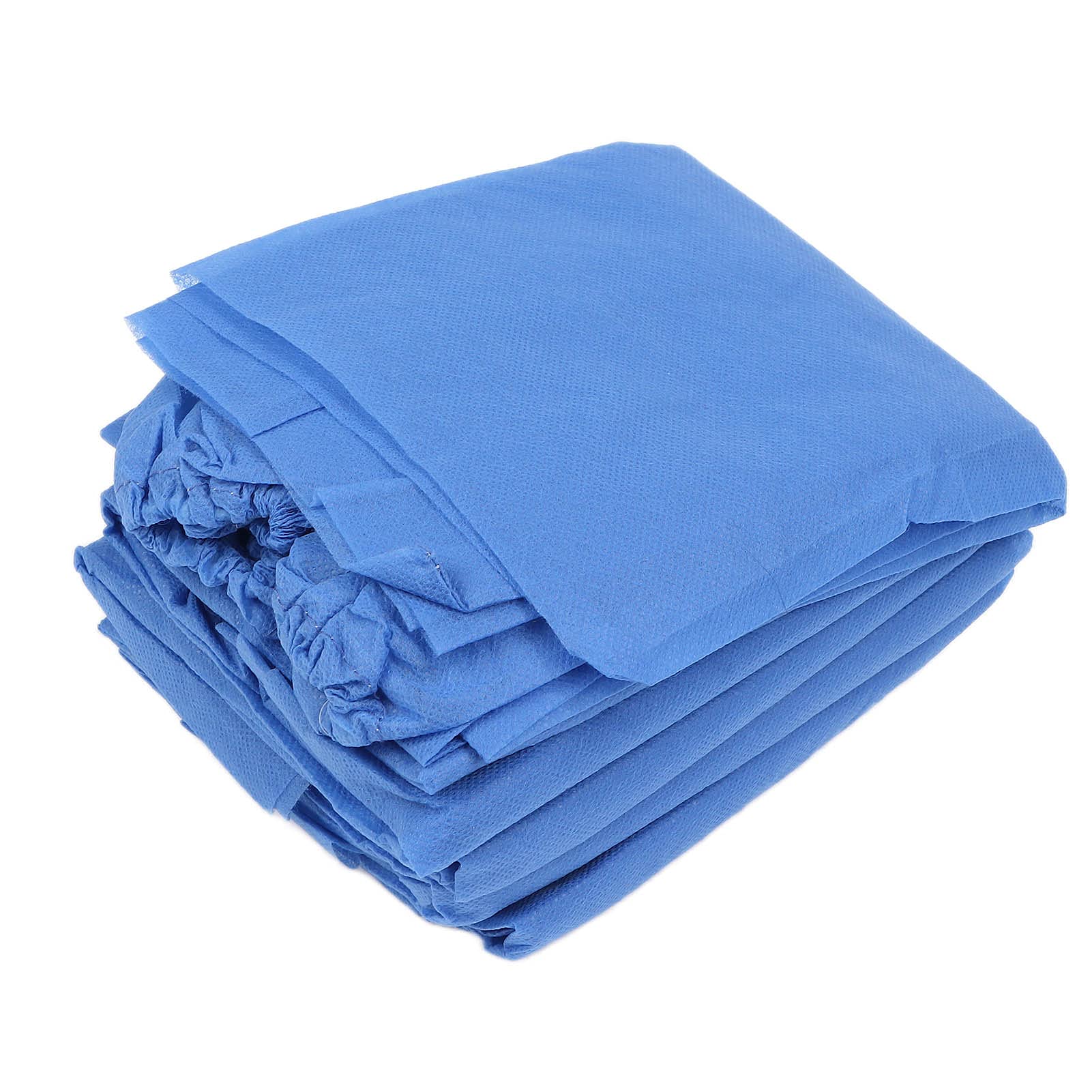 Serviette de bain jetable 10 pièces douche drap bleu largeur 26.8 pouces