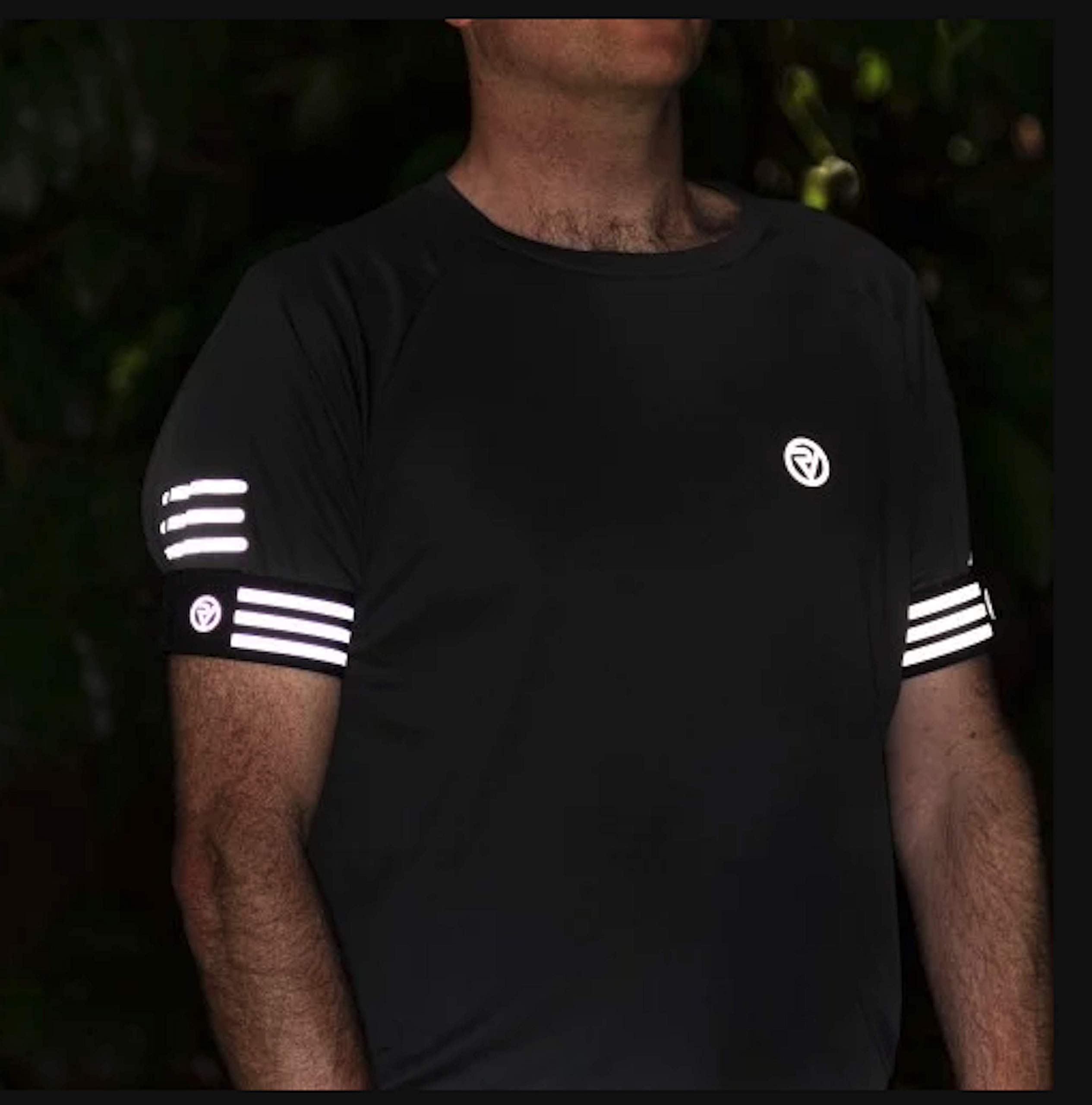 Proviz Unisex Reflect 360 Arm and Ankle Straps, Black, Set of Two, Small and Medium