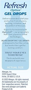 Refresh Optive Gel Drops, 0.33 Fluid Ounce by Refresh