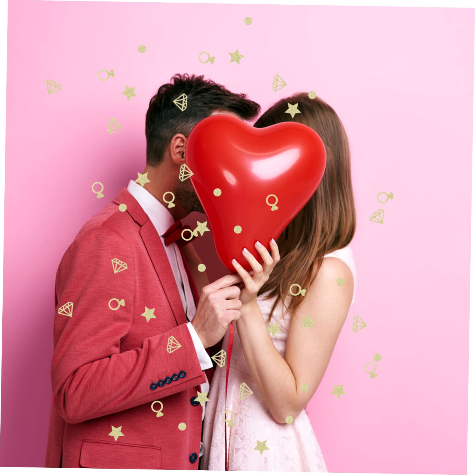 Gadpiparty 8confezioni Confetti Decorativi Carta Stelle Dorate Da Pacchi Per Matrimoni e Feste Decorazioni Eleganti e Facili Da Usare Per Celebrare Momenti Indimenticabili