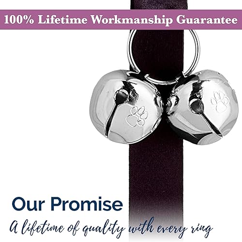 Miniatura 6 de PoochieBells El timbre original para orinal para perro, campanas para entrenamiento de orinal y ruptura de casa de cachorros, entrena a tu perro en