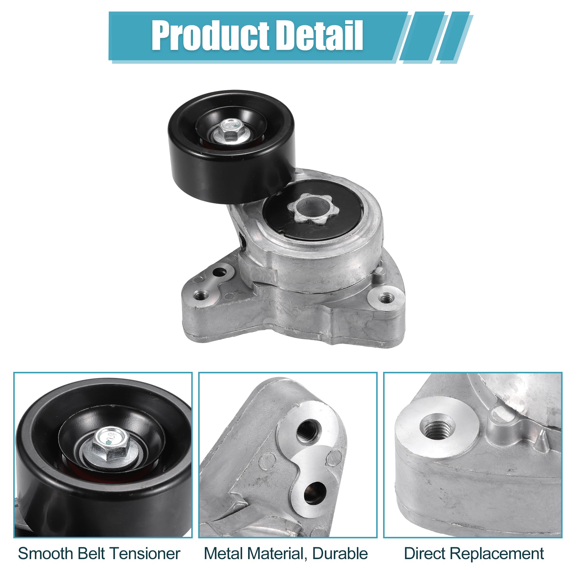 QUARKZMAN Polea Tensora De Correa De Transmisión Para Honda Accord 2003-2007 Para Honda Civic Cr-V Para Acura Tsx Csx Rdx Ilx, Número De Tensión De Correa Ac