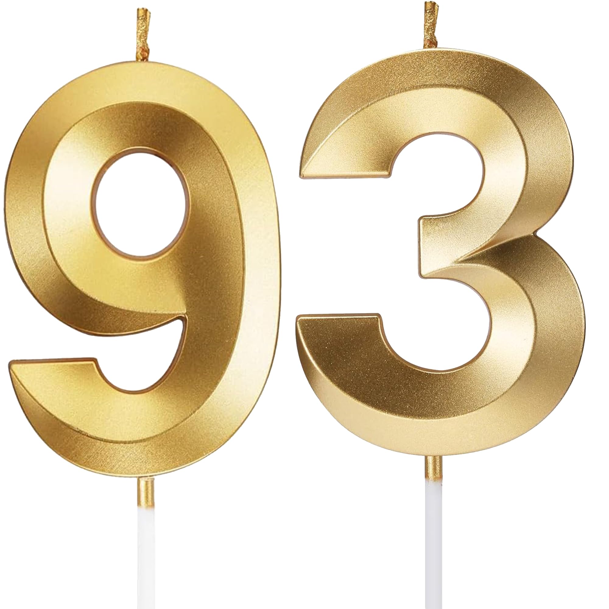 Birthday Candles Number Candles Age Year for Cakes Happy Birthday 3D Designed Wedding Anniversary Party Cake Topper Decorations