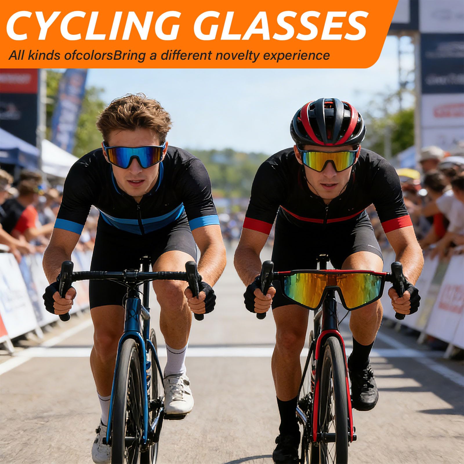 Gafas De Sol Deportivas Polarizadas UV400 para Ciclismo Moto Carrera Esquí