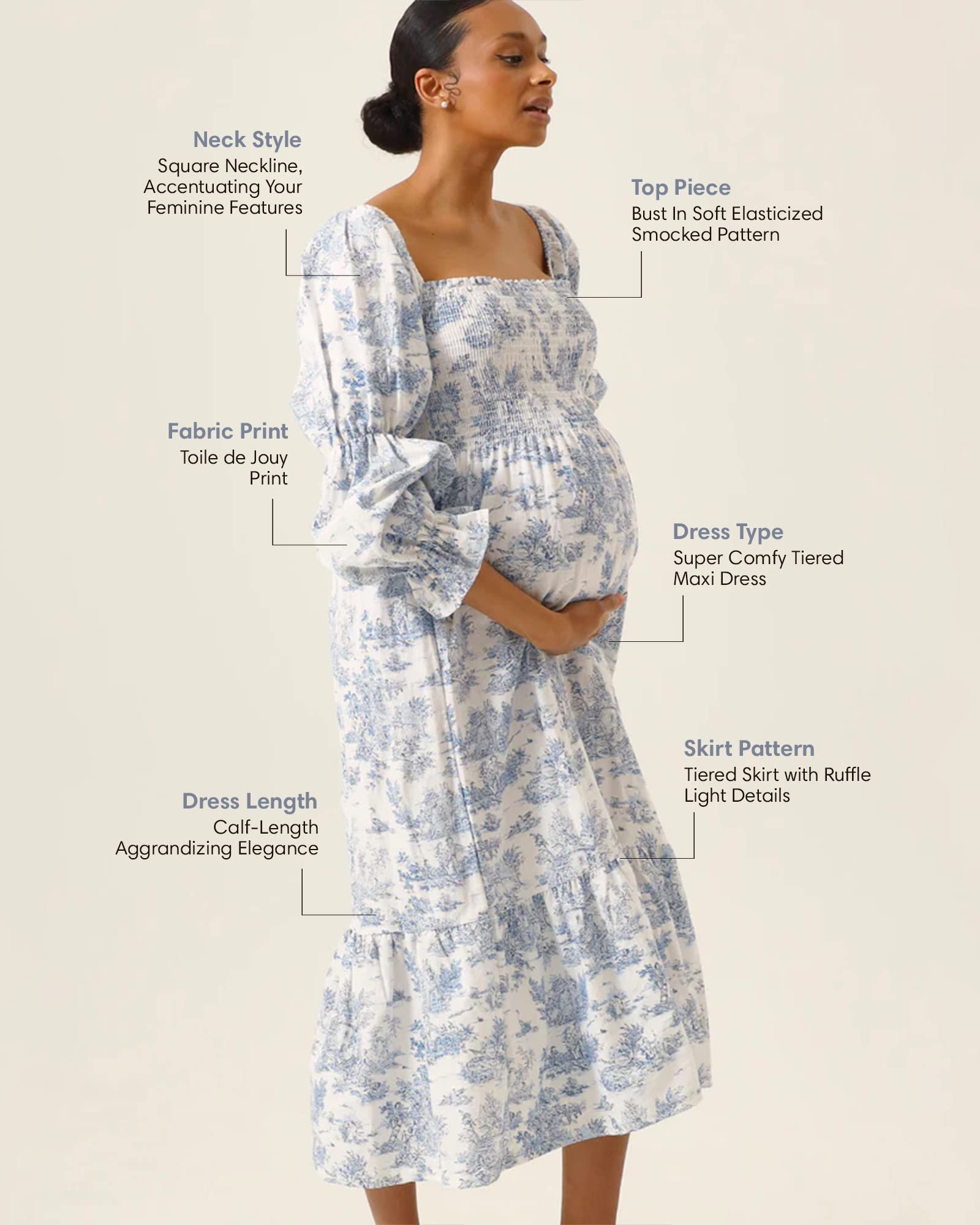 NOTHING FITS BUT Damen Kiko Kleid Klassisch
